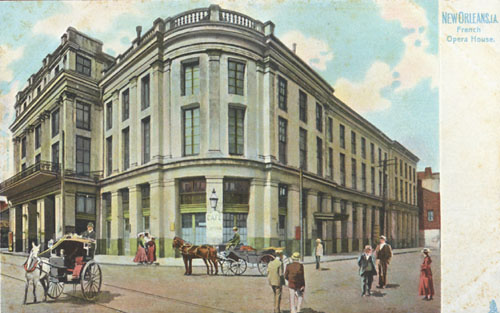 New Orleans French Opera House postcard