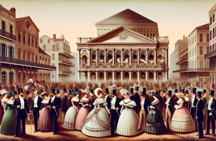 New Orleans Society at the French Opera House0
